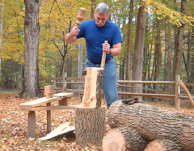 Felled | Shingle Froe Tool 18" Inch – Splitting Froe – Froe Axe Wood