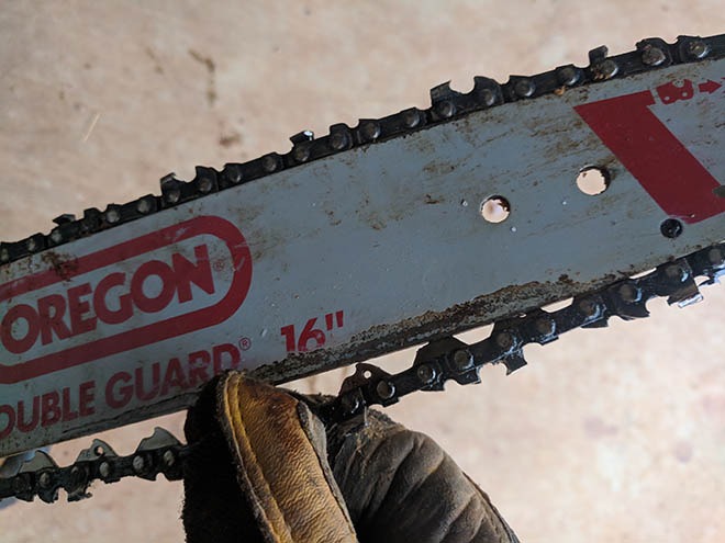 Chainsaw Tension "Snap Test"