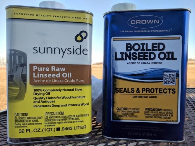 Raw Linseed Oil and Boiled Linseed Oil